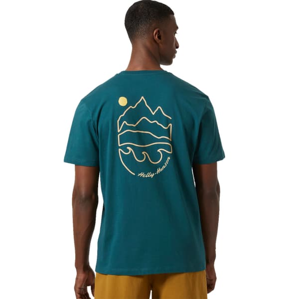 T-shirt HELLY HANSEN F2F ORGANIC COTTON TEE 2.0 DARK CREEK