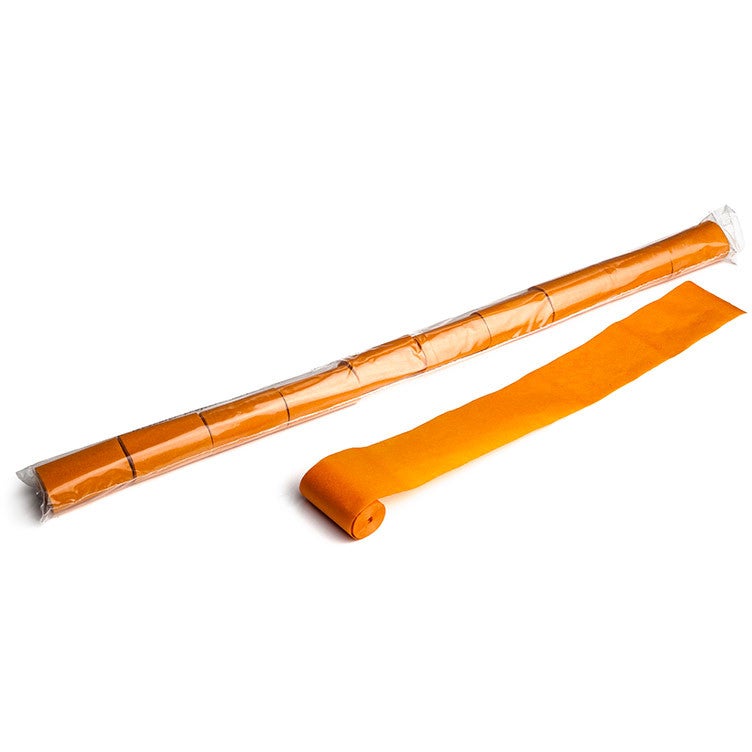 Magic FX STR03OR papieren streamers 10mx5cm oranje 10st
