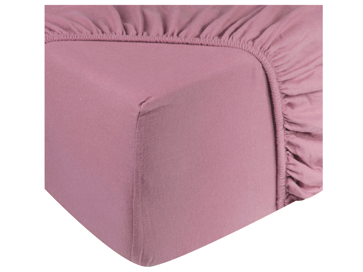 DoubleDry Jersey 180 x 200 cm hoeslaken - Pink