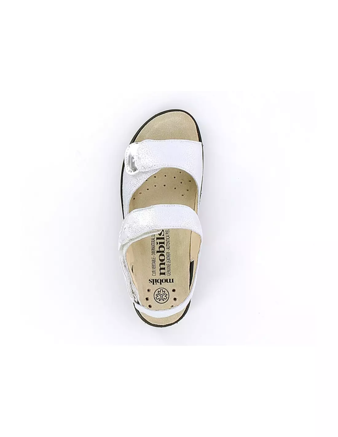 MEPHISTO GETHA 163 P5133869 SILVER - Sandales & nu-pieds Argent