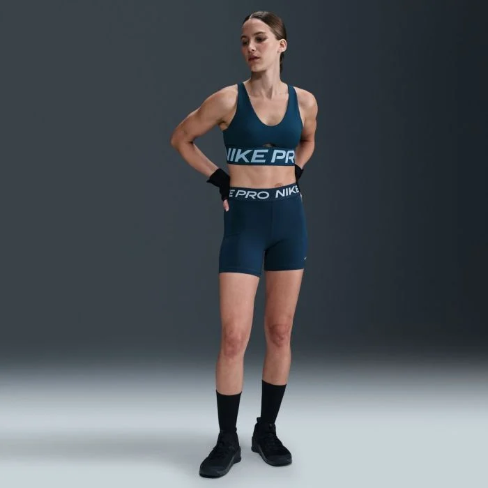 Nike Dame BH Pro Indy Plunge Bra Bold Blå