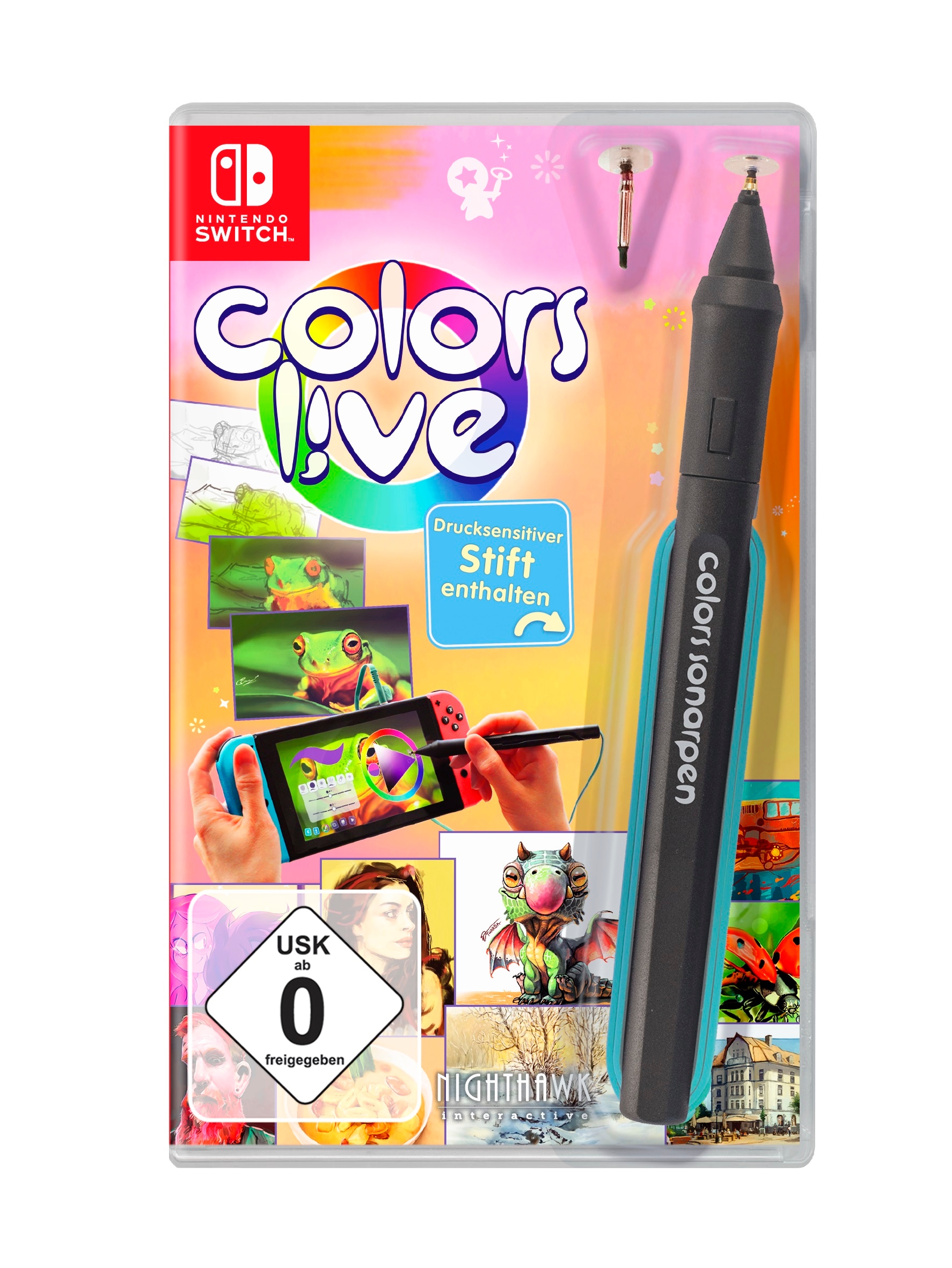 Nighthawk Spielesoftware »Colors Live (inkl. SonarPen)« Nintendo Switch