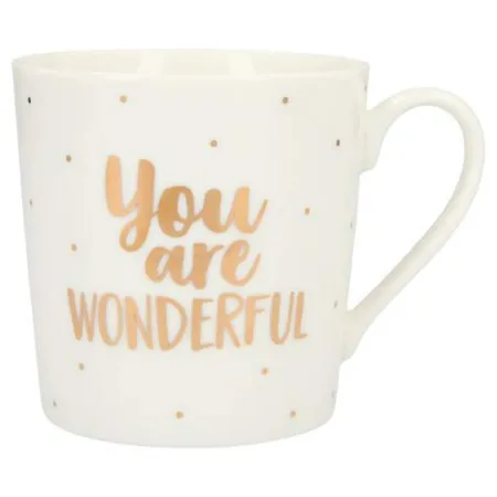 Depesche Porzellan Becher mit Sprüchen - you are Wonderful