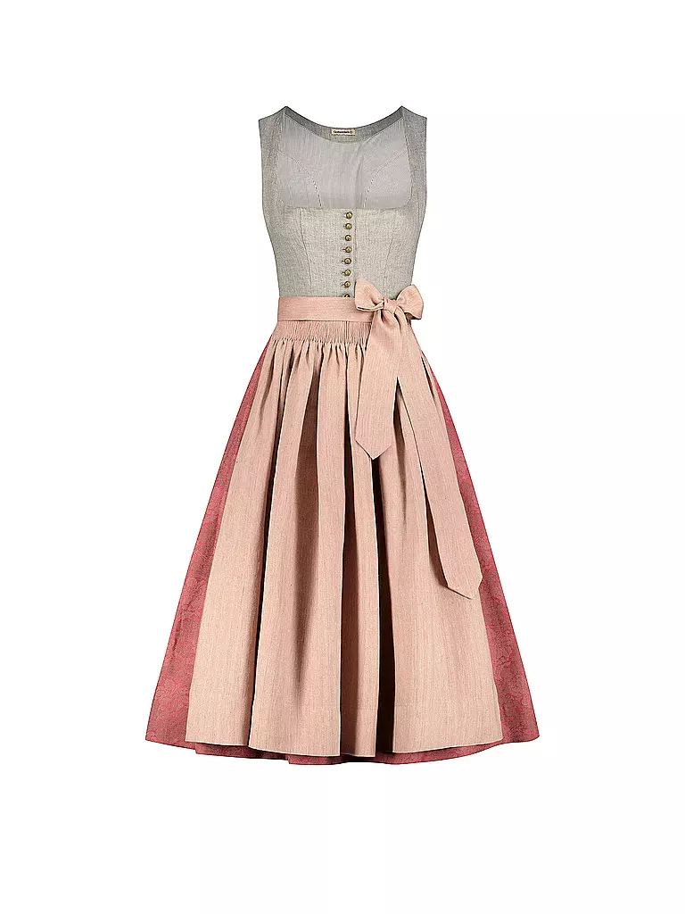 GOTTSEIDANK Dirndl MONIKA 80cm rosa