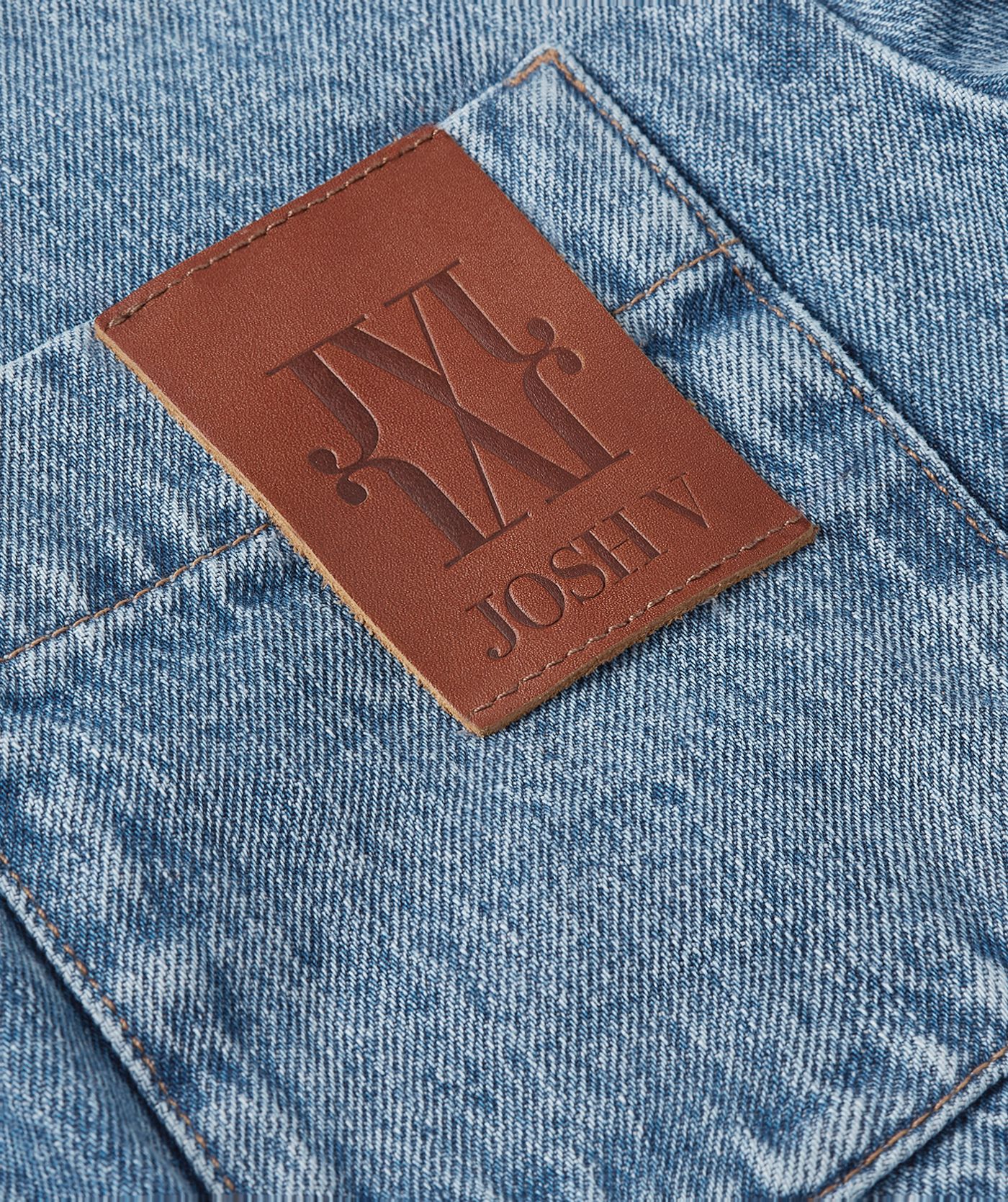 JV-WOLF oversized blouse - light denim