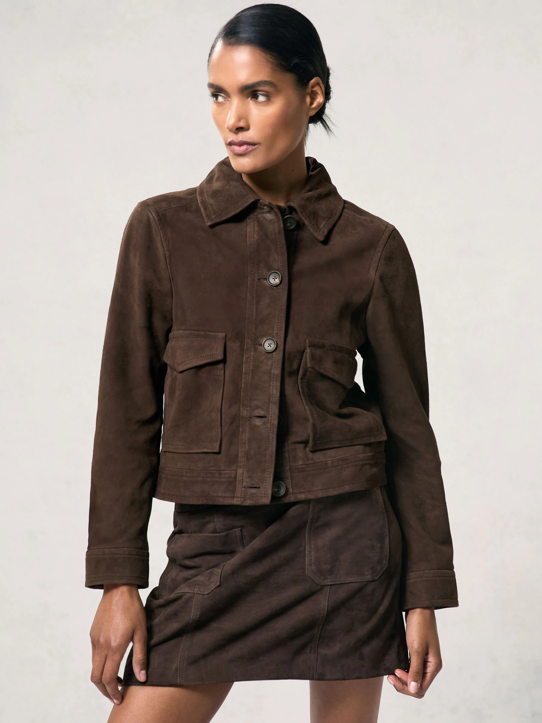 Reiss Hanson suède truckerjack