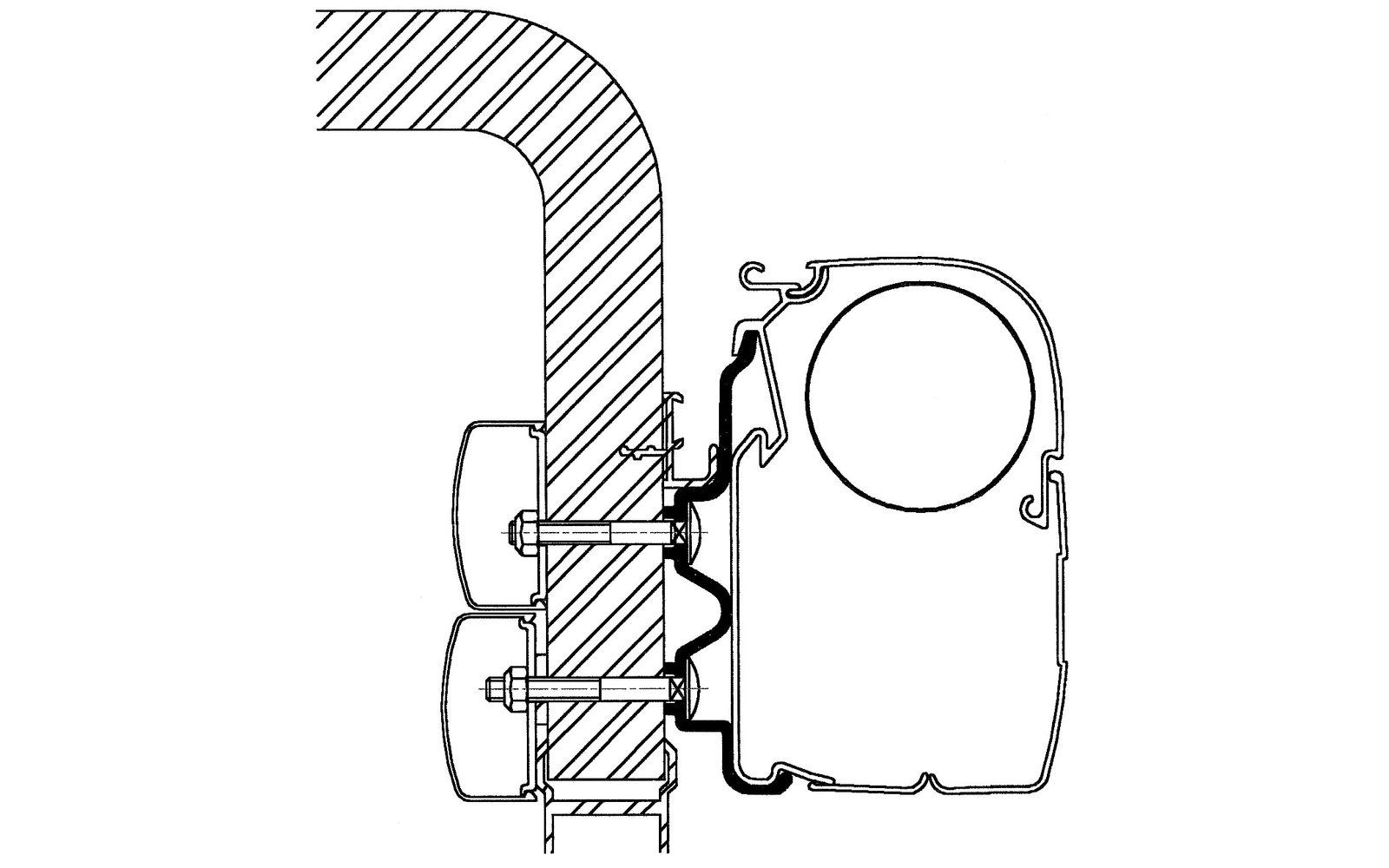 Thule Hymer Markisen-Adapter 2016 3,0m