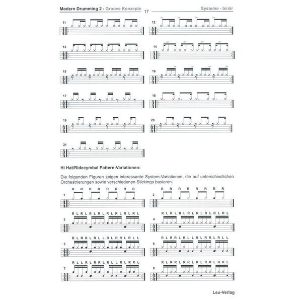Leu Verlag D.Stein Modern Drumming 2