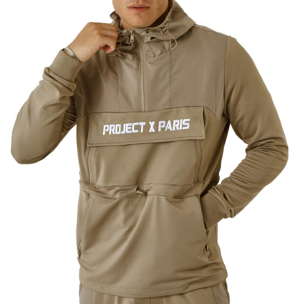 Project X Paris Sweat à Capuche Marron Homme Project X Paris 2322010