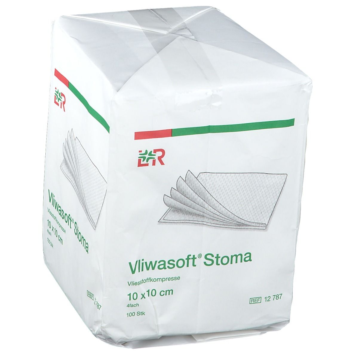 Vliwasoft® Stoma 10 cm x 10 cm 4lagig