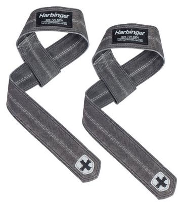 Harbinger - sangles de levage en cuir gris pour une prise ferme.