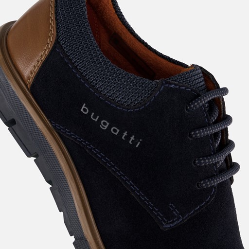 Bugatti Veterschoenen blauw Suede