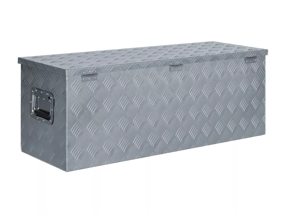 Prolenta Premium - Boîte en aluminium 110,5 x 38,5 x 40 cm Argenté