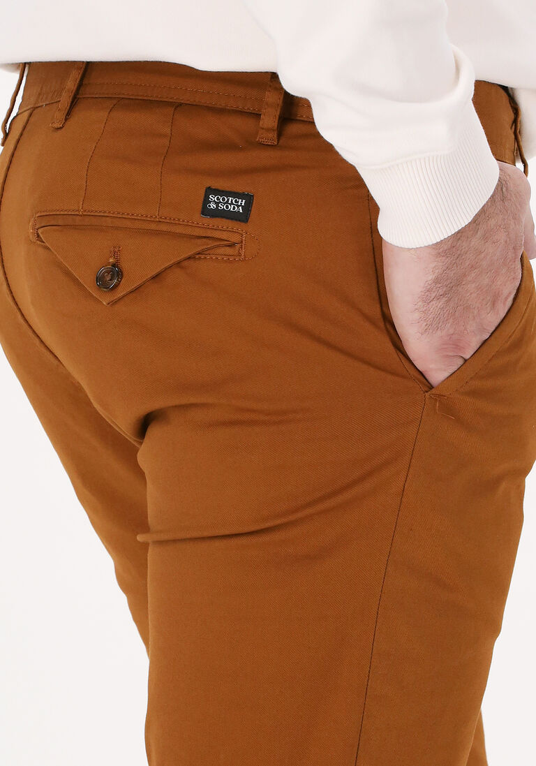 SCOTCH & SODA cognac scotch & soda chino stuart regular slim-fit