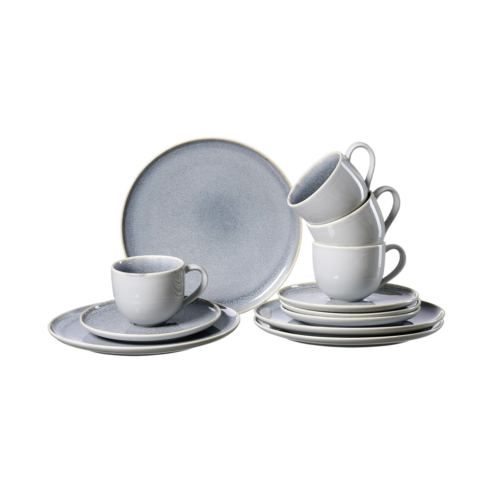 Ritzenhoff & Breker 12-teiliges Skagen Kaffeeservice-Set grau