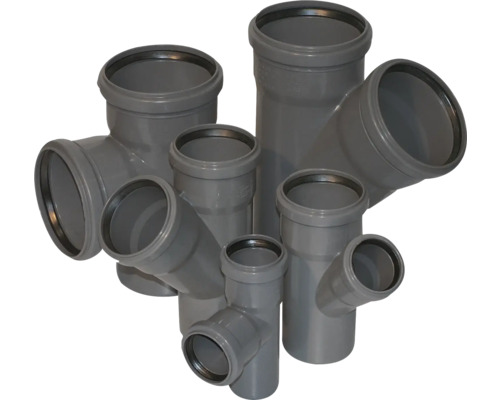 HT-EA aftakking 45° DN 50/40 mm