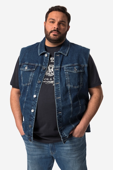 John F. Gee Jeansweste, stonewashed, 4 Taschen, bis 84/86