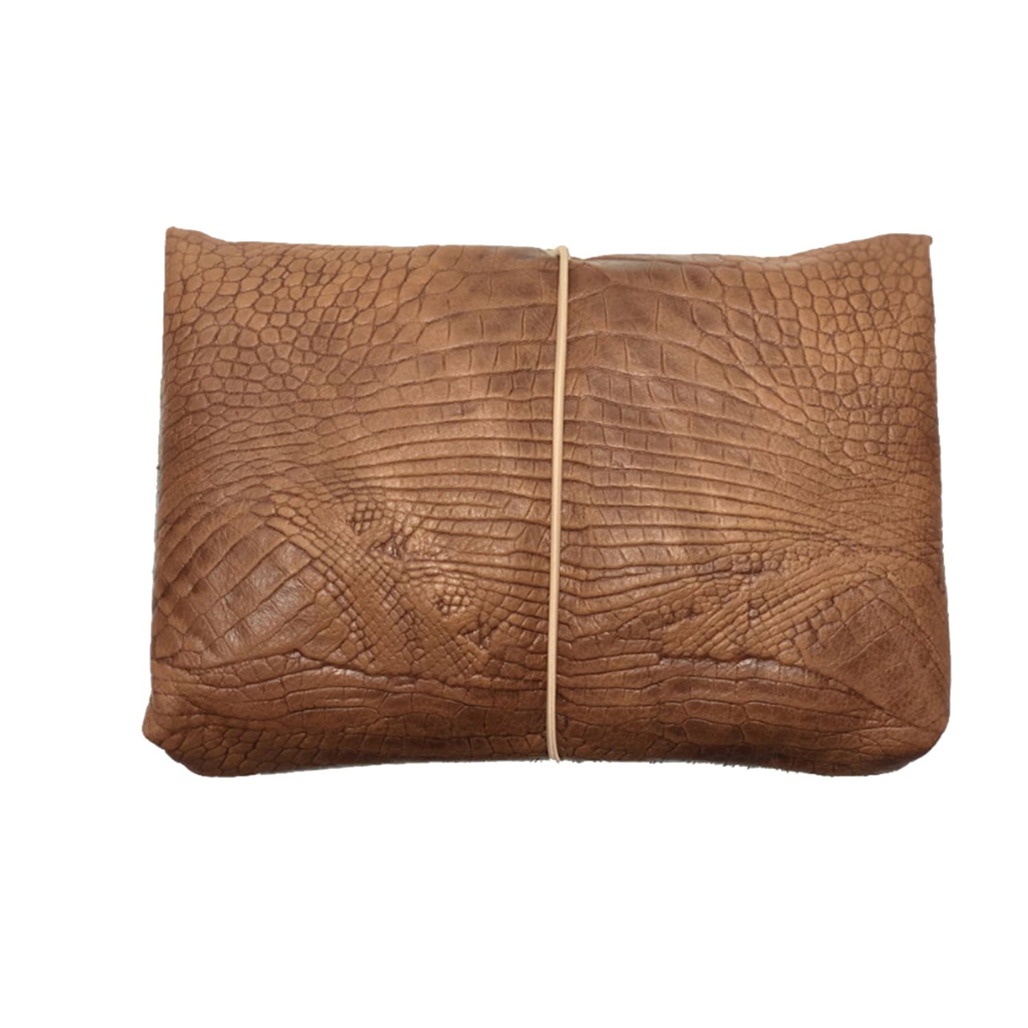 Mozz Luier Etui camel croco baby cheetah beige