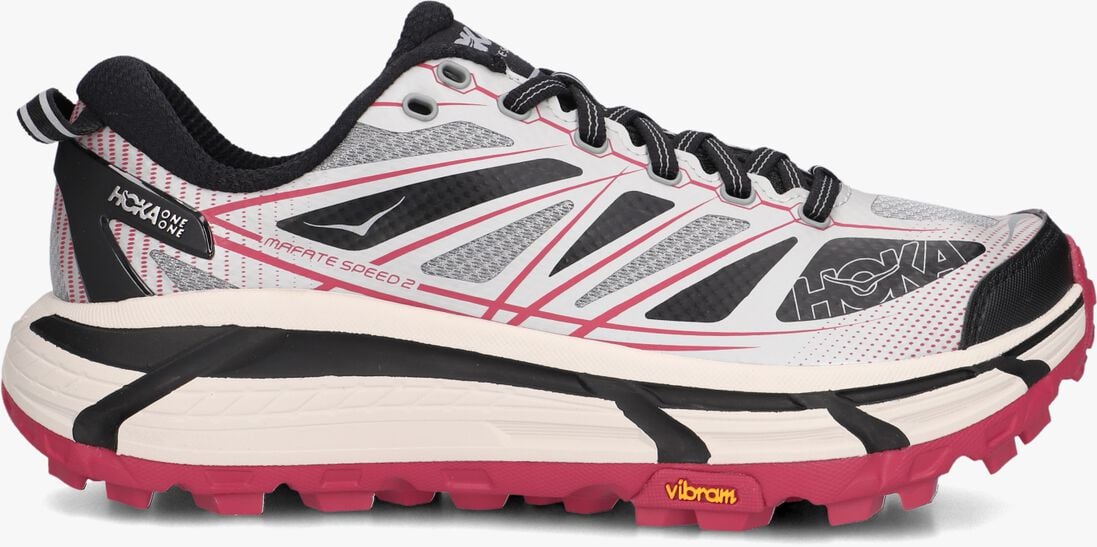 grijze hoka lage sneakers mafate speed 2