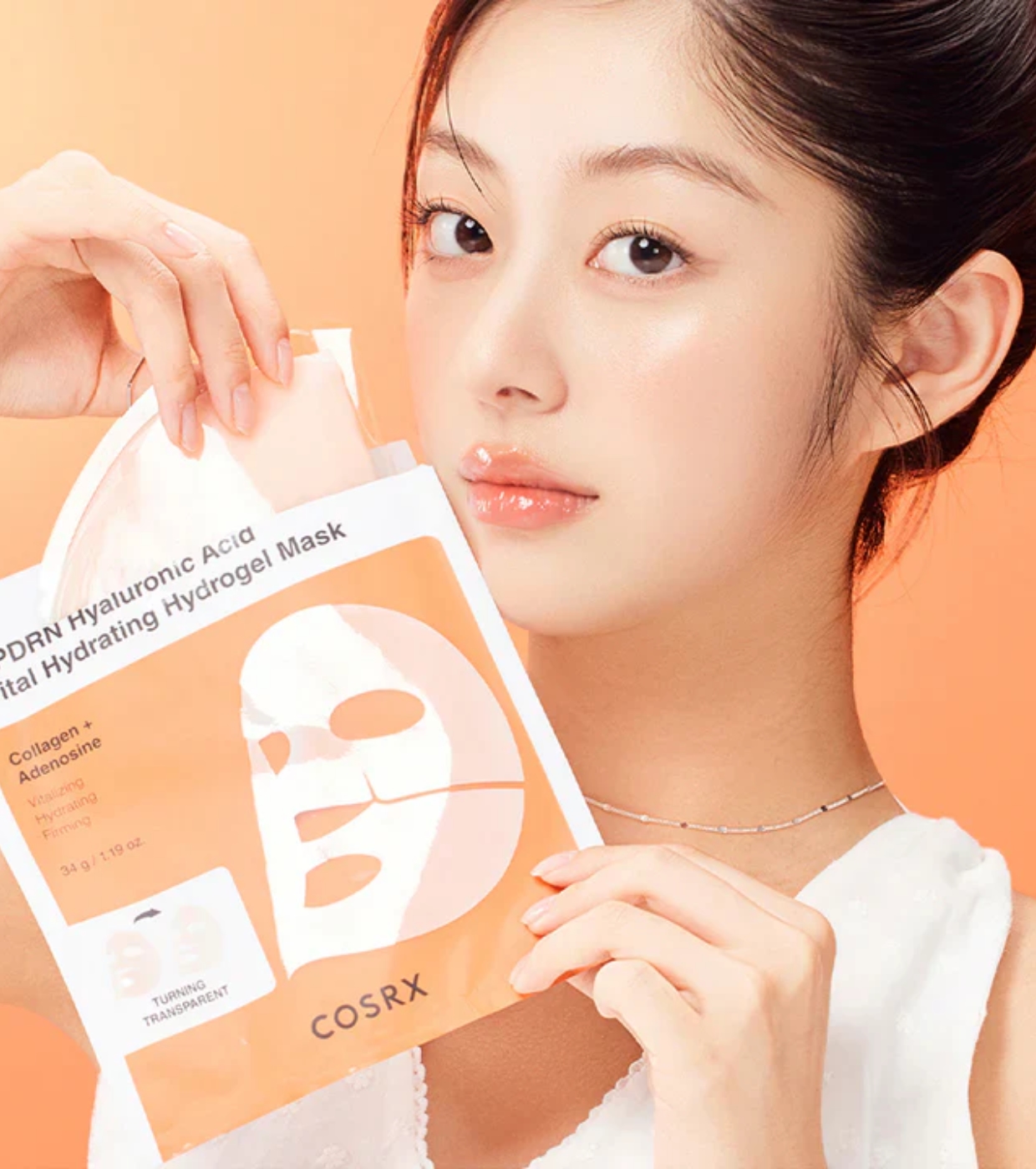 COSRX - *5 PDRN* - Pacote com 3 Máscaras Faciais Hidratantes Hyaluronic Acid Vital