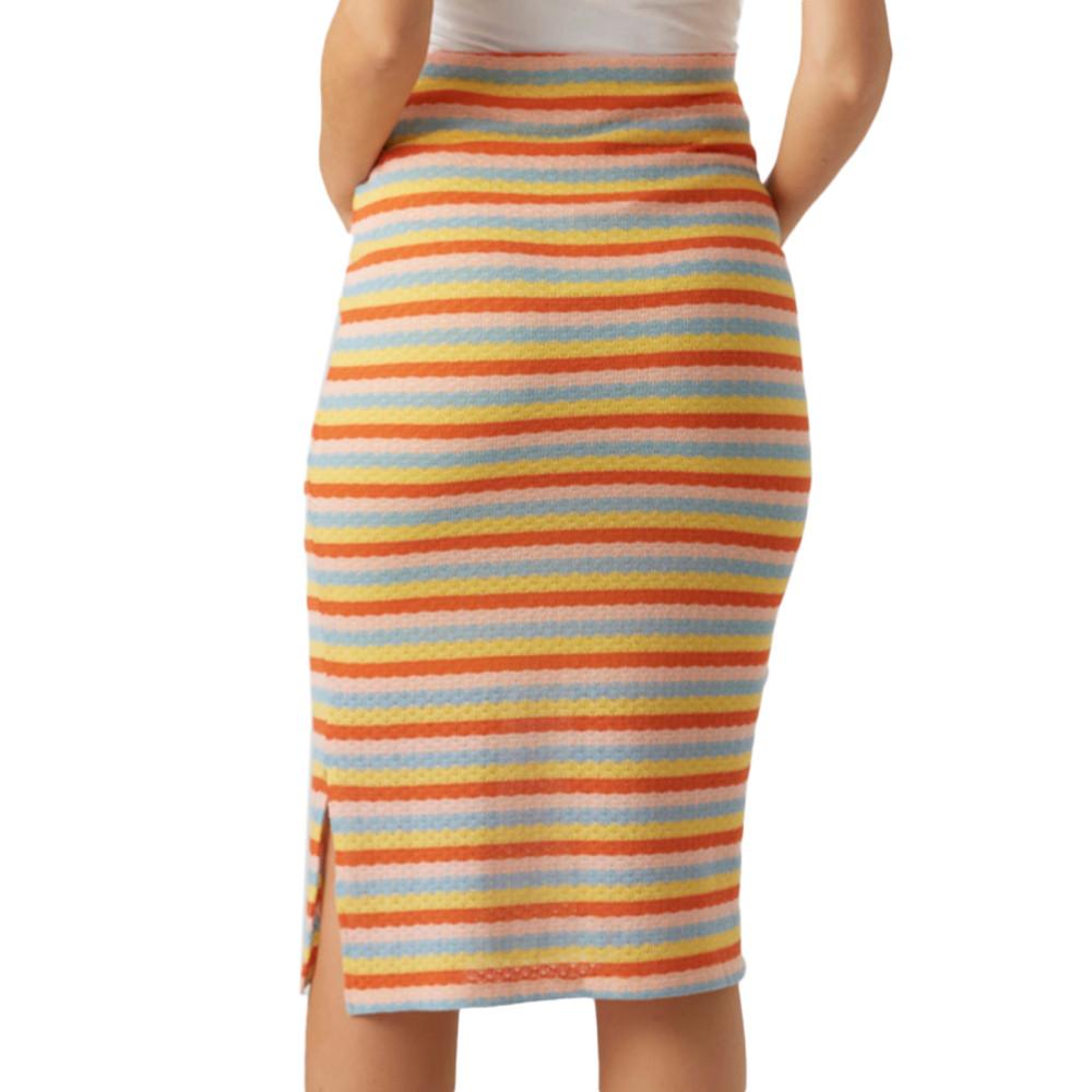 Mamalicious Jupe de grossesse Jaune/Rose Femme Mamalicious Hana