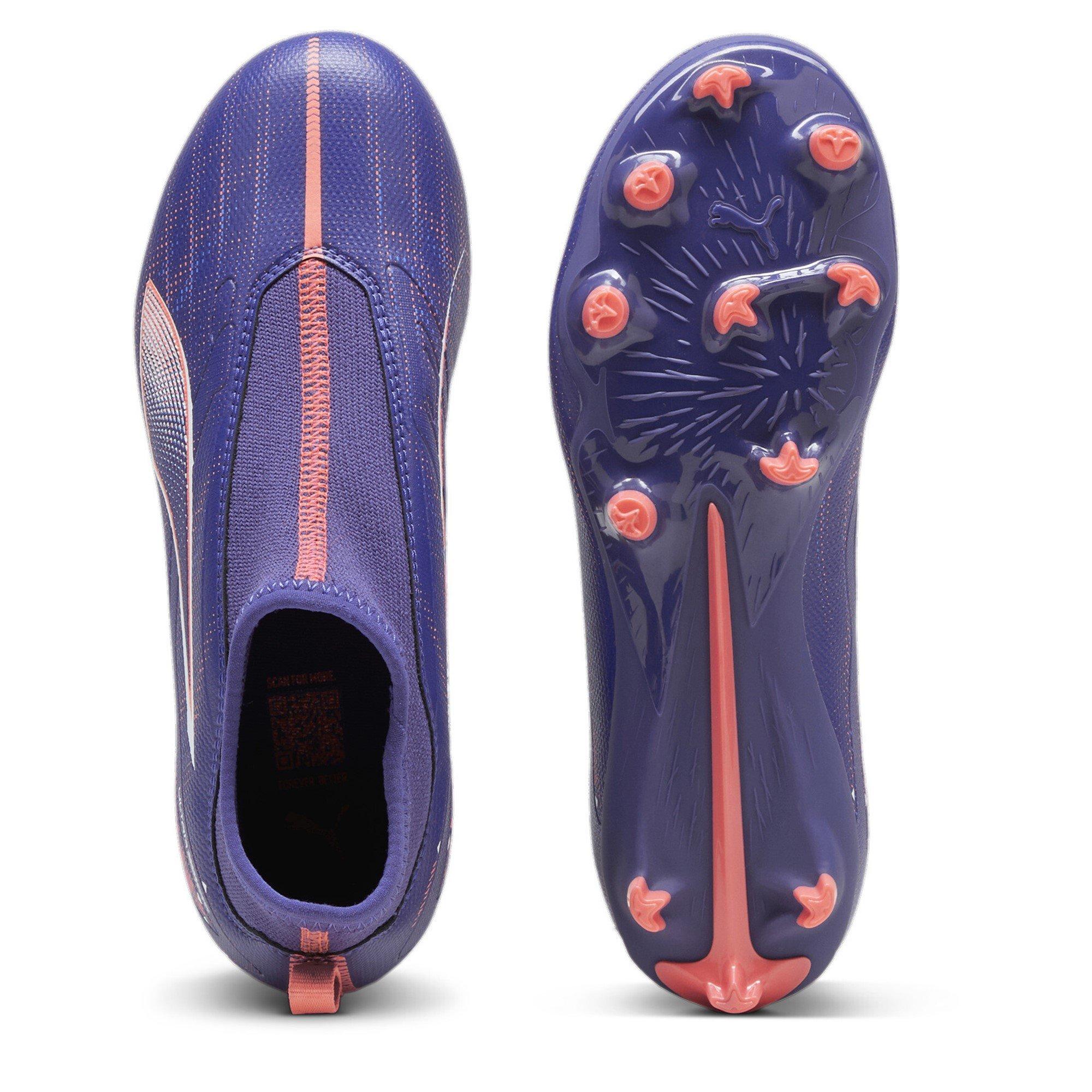 Puma Ultra Match Laceless Junior Firm Ground Football Boots