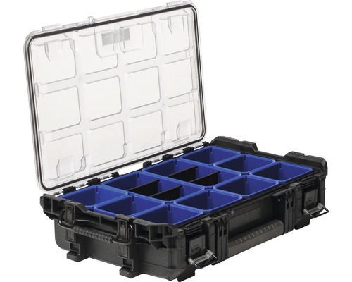 Organizer Industrieel 22 560 x 128 x 345 mm zwart