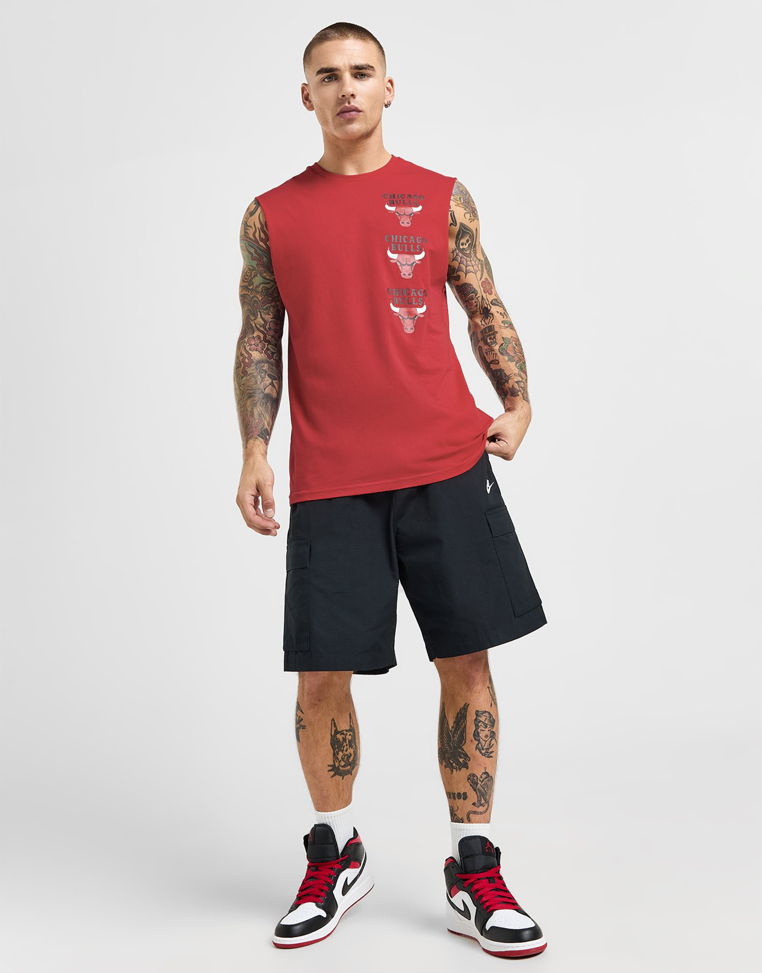 New Era Débardeur NBA Chicago Bulls Stack Homme