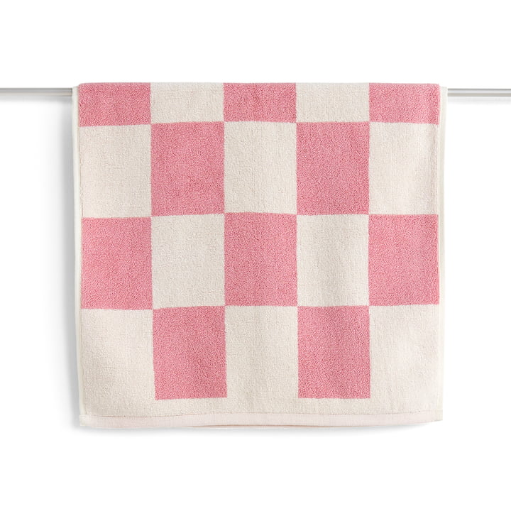 HAY - Check Badematte, 50 x 90 cm, pink