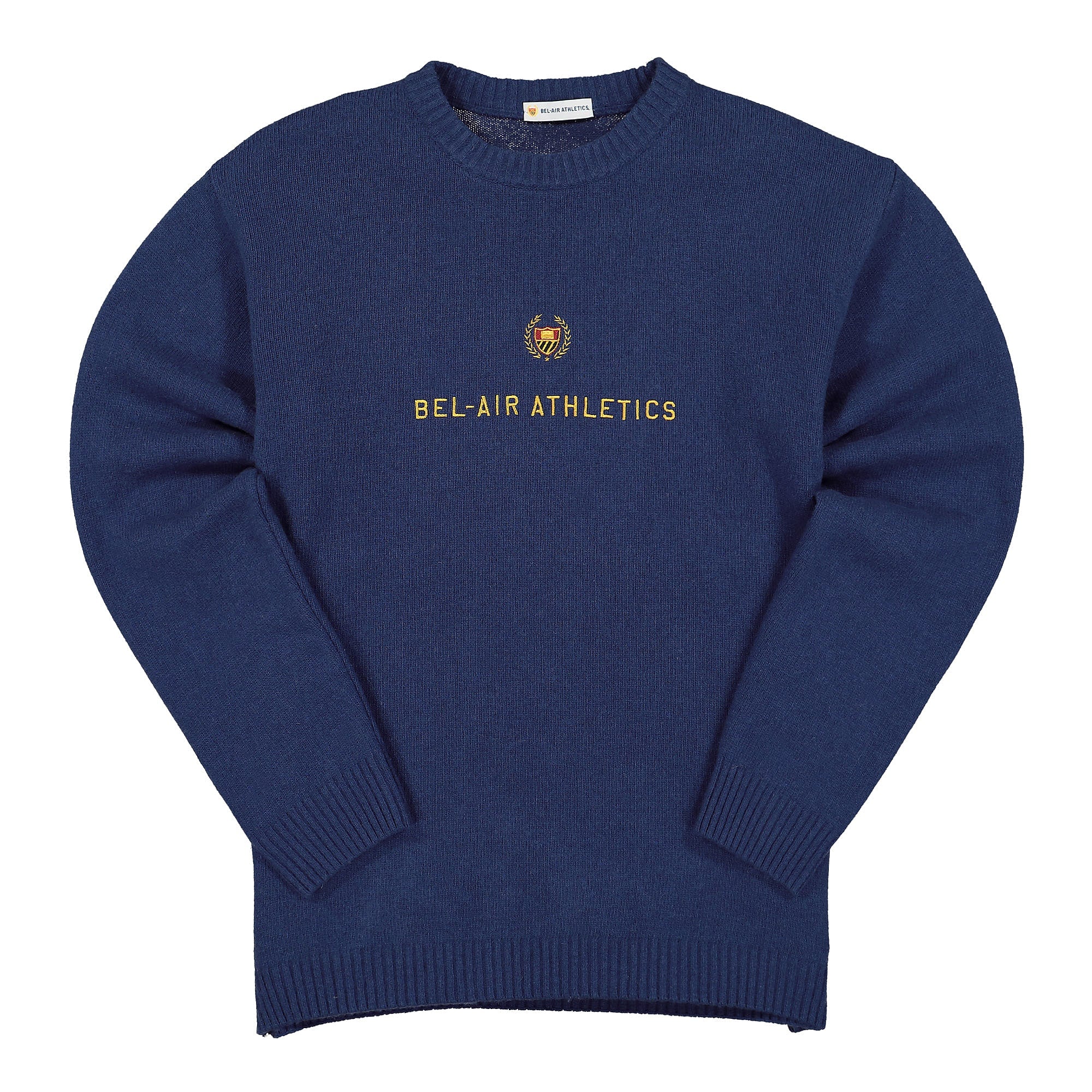 Bel-Air Athletics<br>Academy Knit Embroidered Knit Sweater