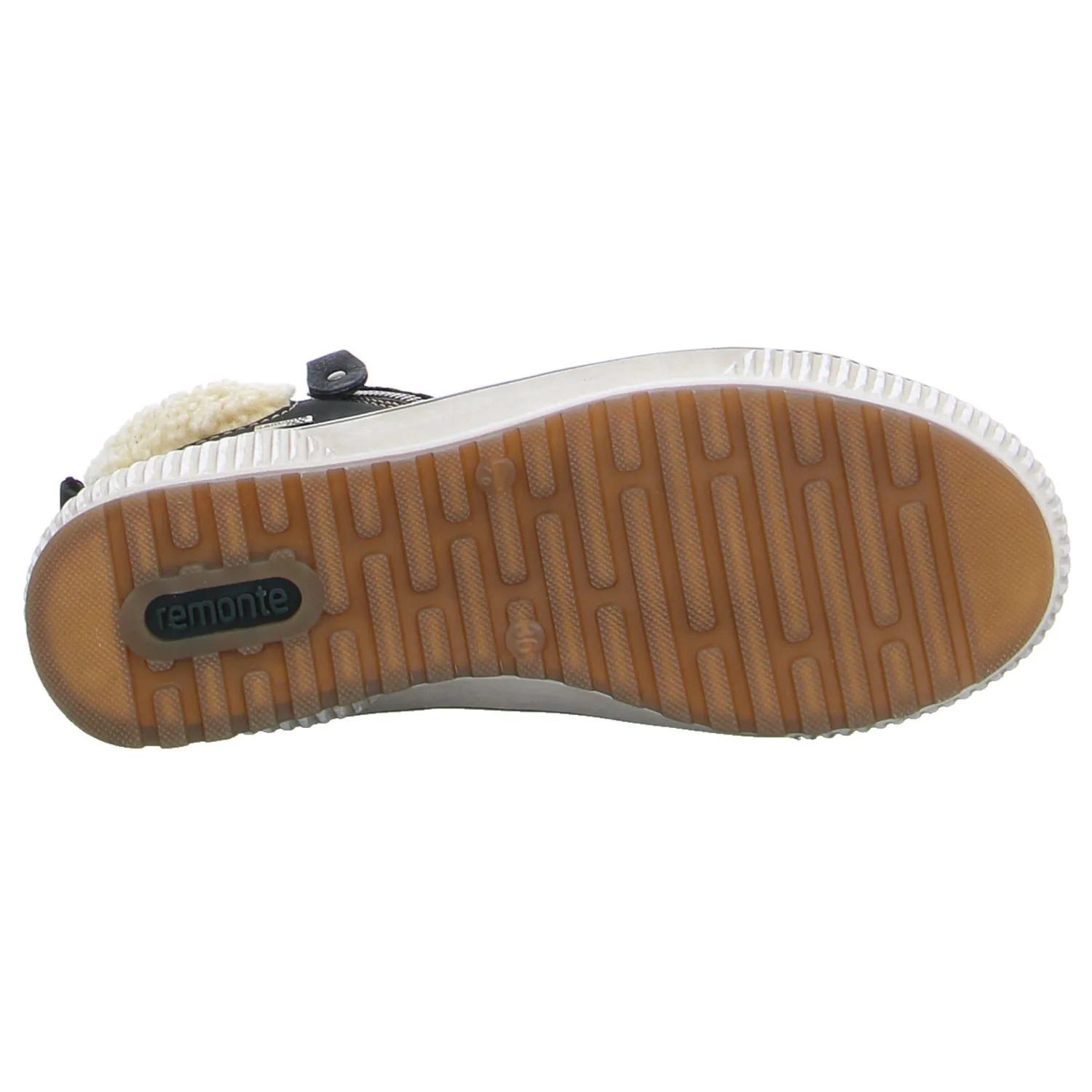 REMONTE Mid Cut Sneaker Schwarz Leder  mit TEX Membrane