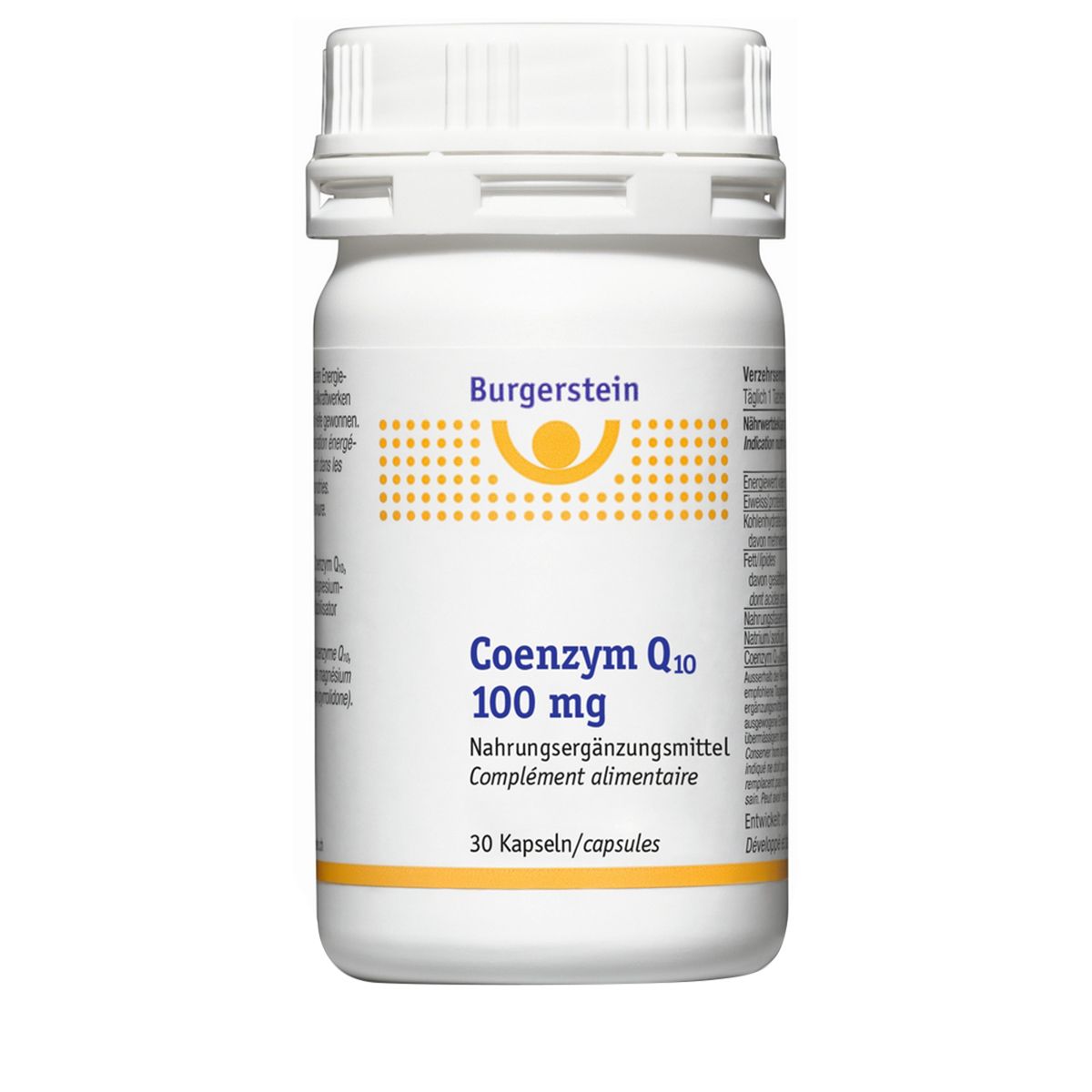 BURGERSTEIN Coenzym Q10 100 mg<br>30 Stück, Dose, Kapsel