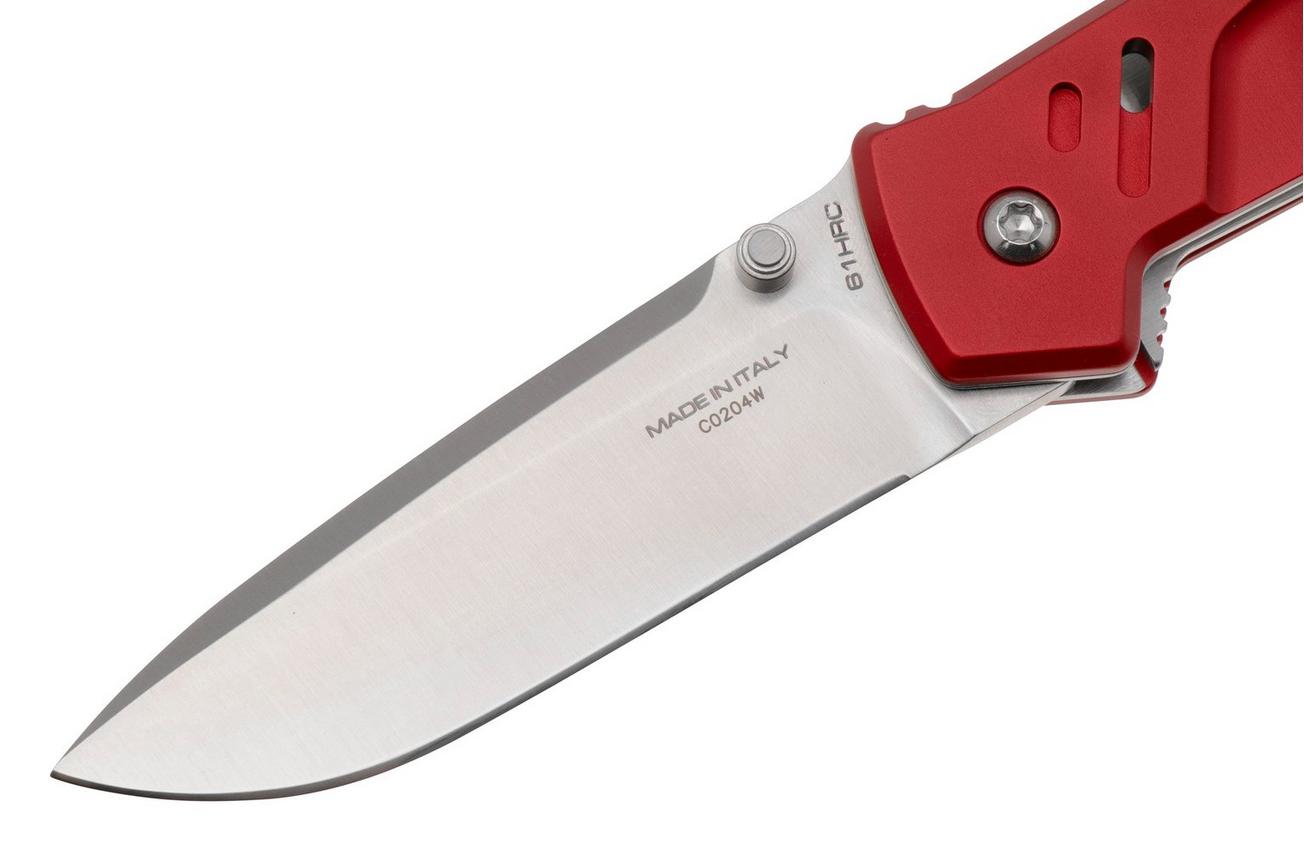 Extrema Ratio MF1 EVO D 04.1000.0232/M3/SAT/RED, Satin M390, Red Aluminum zakmes