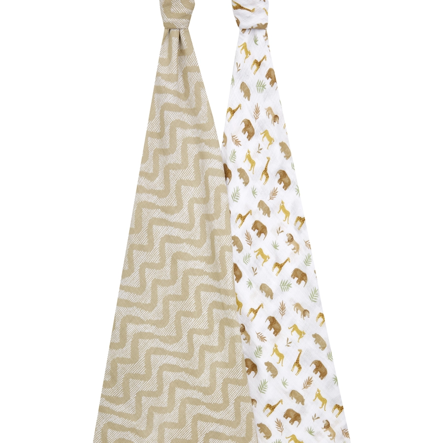 aden+anais™ Musslin Pucktuch 2er-Pack Tanzanie