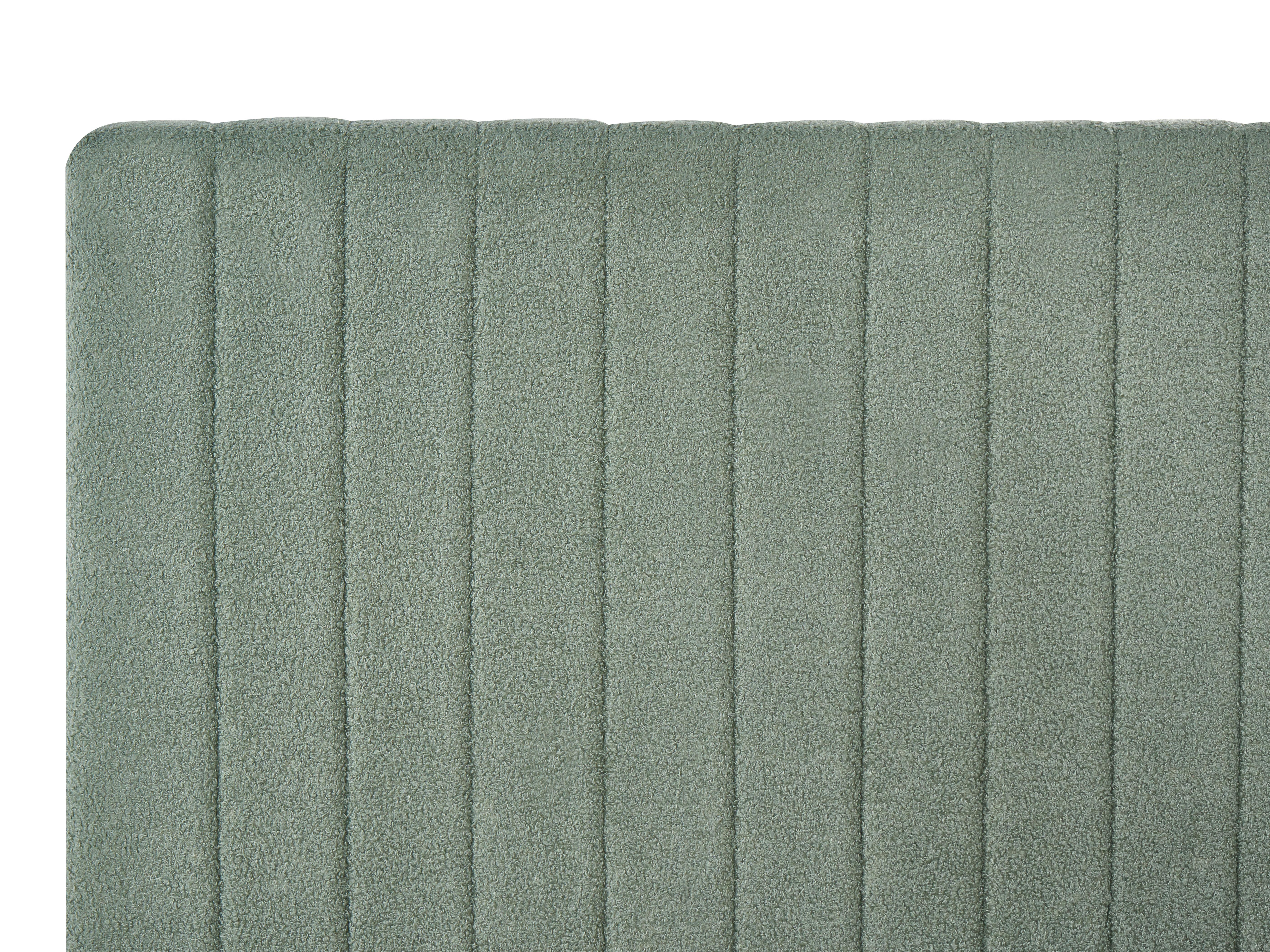 Bed met opbergruimte Bouclé VION 180 x 200 cm Groen