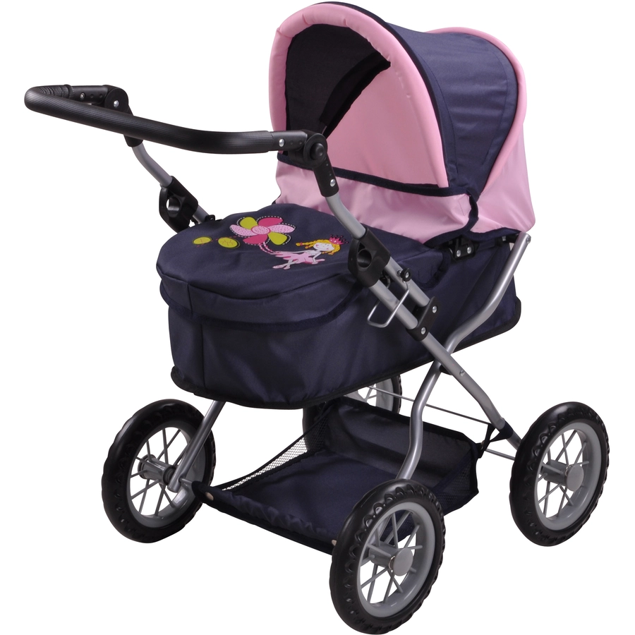 knorr toys® Puppenwagen First - princess blue blau