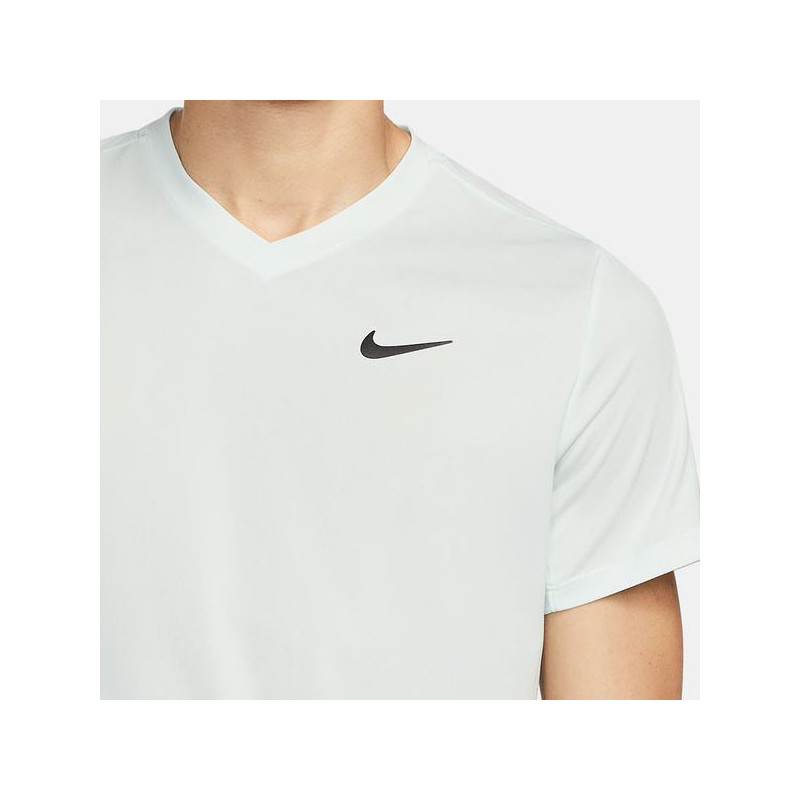 Tee-shirt Nikecourt Dri-Fit Victory marine ou vert clair