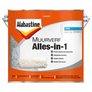 Alabastine muurverf alles in 1 2,5 l