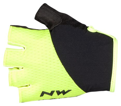 Paire de Gants Courts Northwave Fast Grip Jaune / Noir