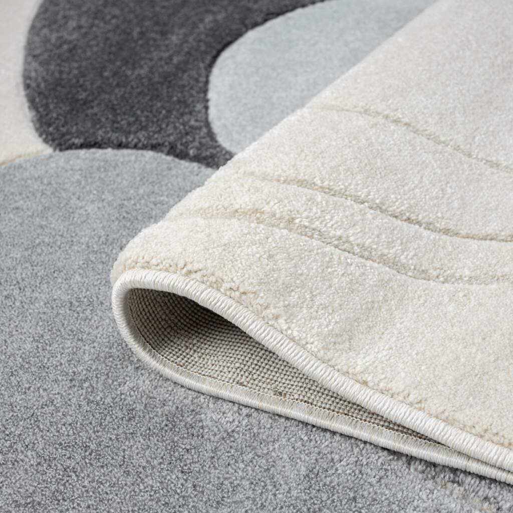 Carpet City Teppich »BONITO 7158« rechteckig 11 mm Höhe Läufer, Flachflor, Hochtief-Muster/ 3D-Effekt, Geo-Muster, Wohnzimmer