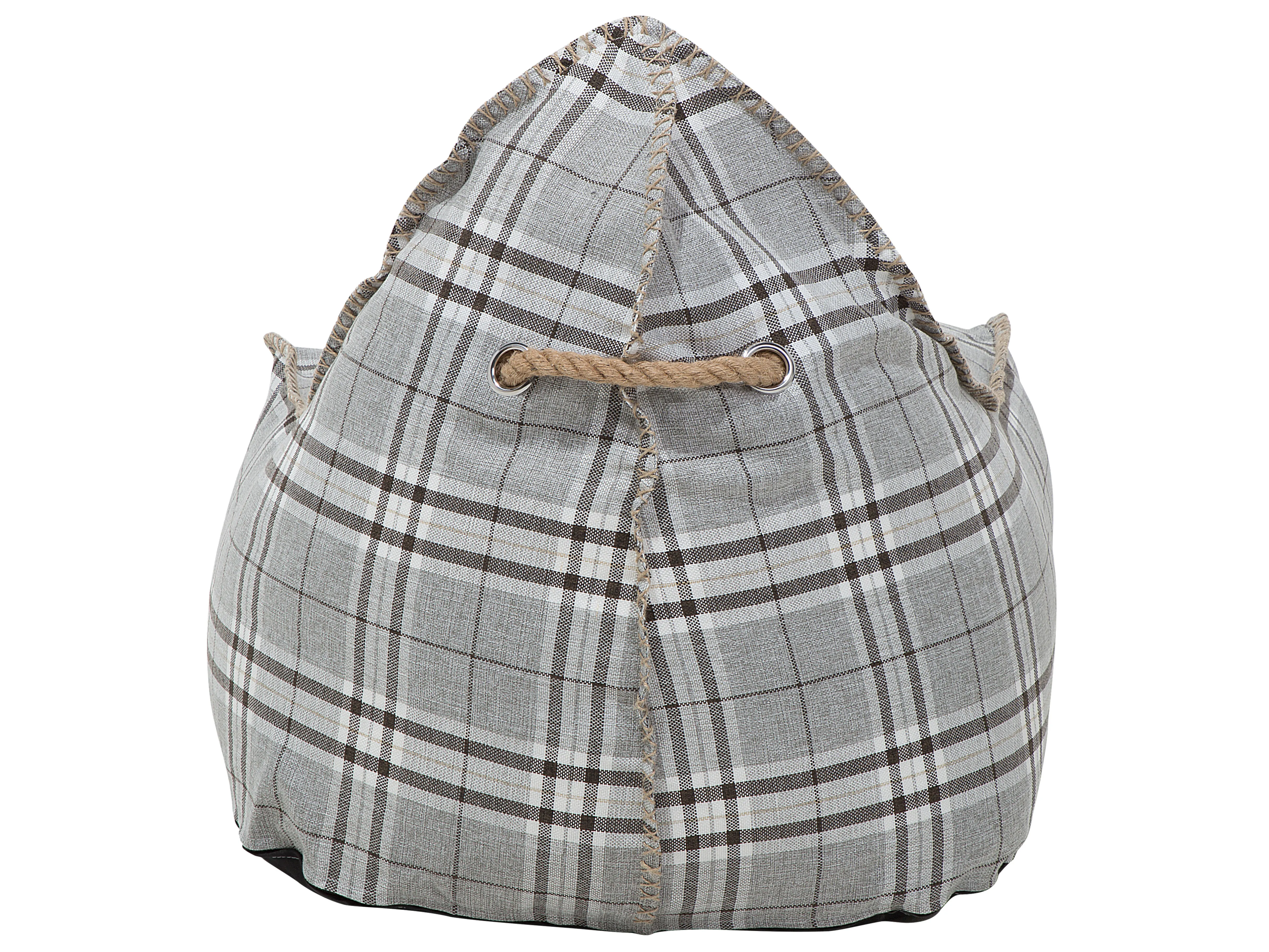 Zitzak 200 L DROP LINEN 63 cm 75 cm Grijs
