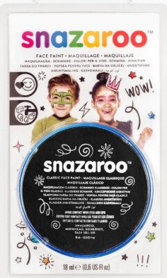 Snazaroo - Ansigtsmaling - Sort - 18 ML