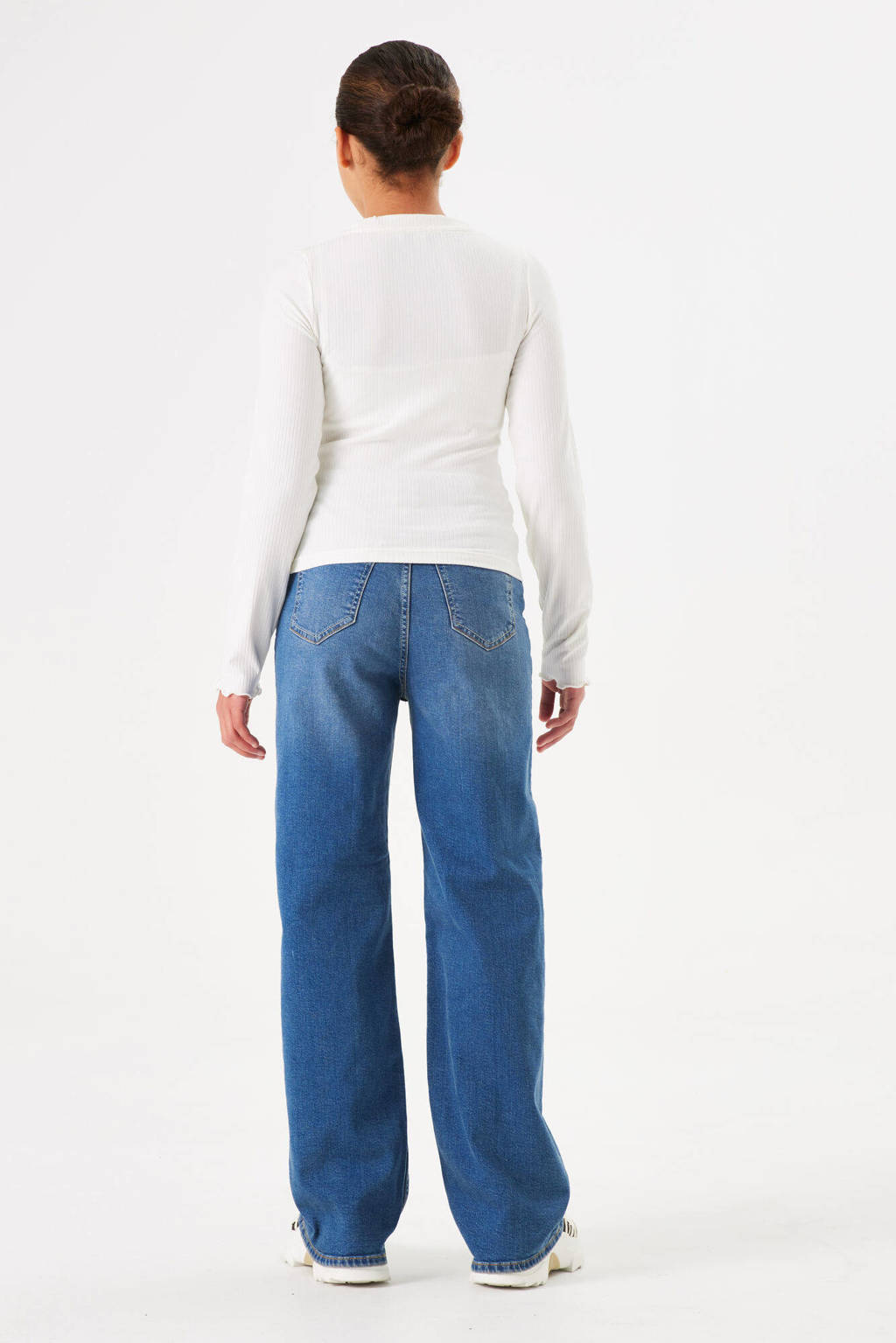 Garcia high waist straight leg jeans dark used