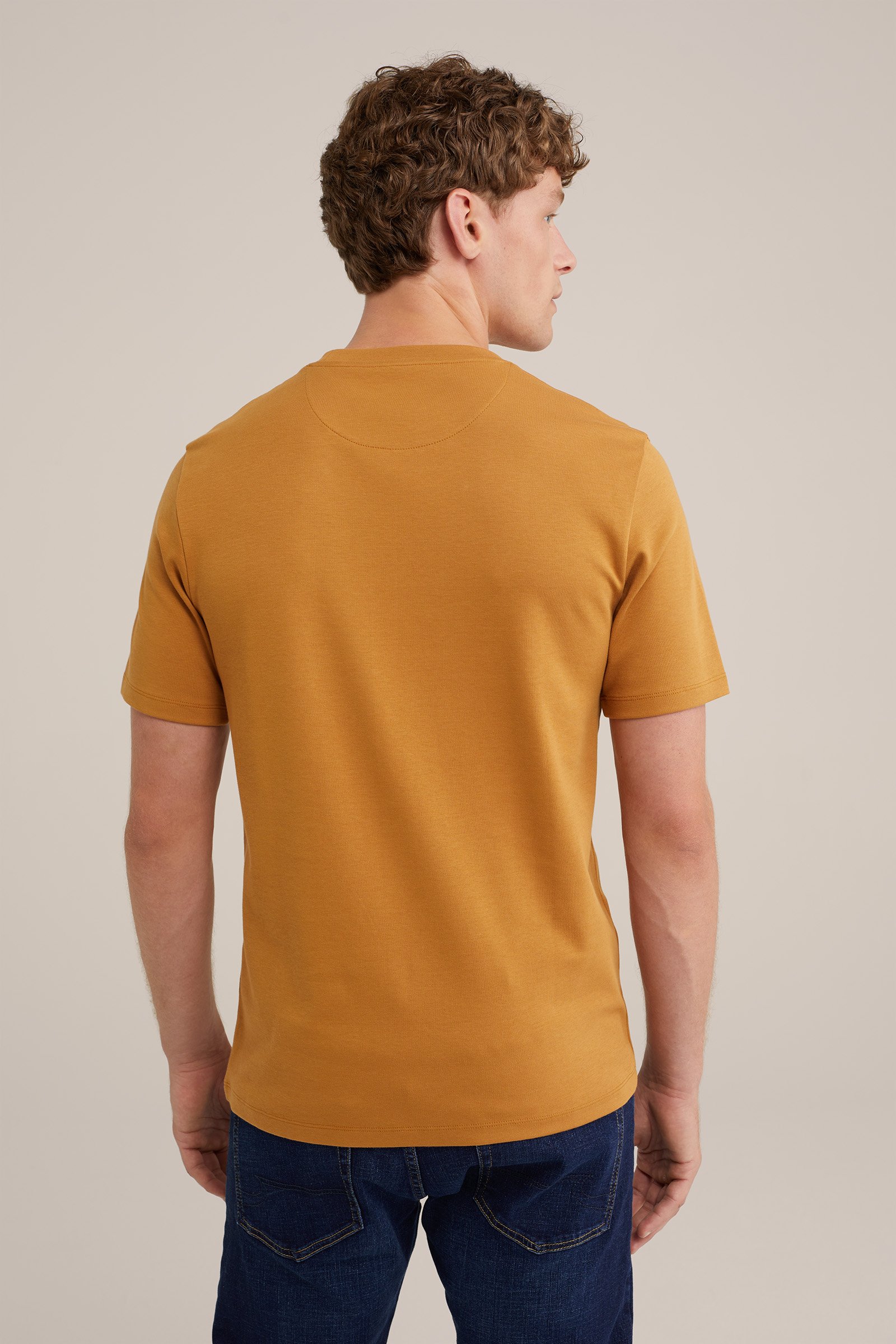 T-shirt Fundamentals Okergeel