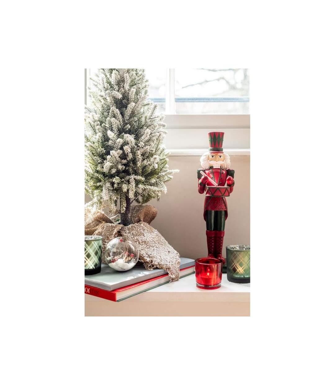 Paris Prix - Sapin De Noël à Led pot Jute 58cm Vert