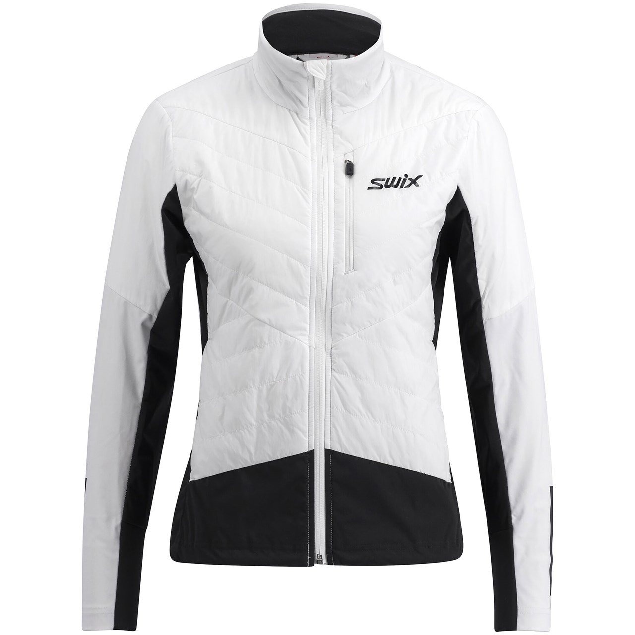 Nordic Hybrid Insulated Jacket Dame Bright Whtite/Black