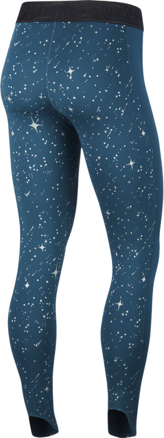 Nike Pro Warm Metallic Tights Blå