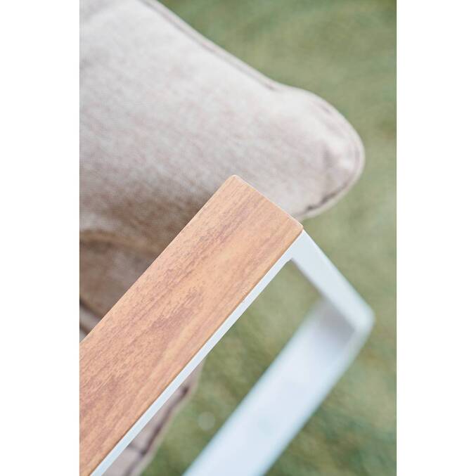 Fauteuil à bascule FELINIO Taupe