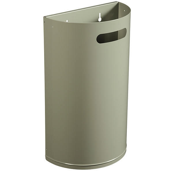 ROSSIGNOL Corbeille 40 L decrochable arkea - gris ciment
