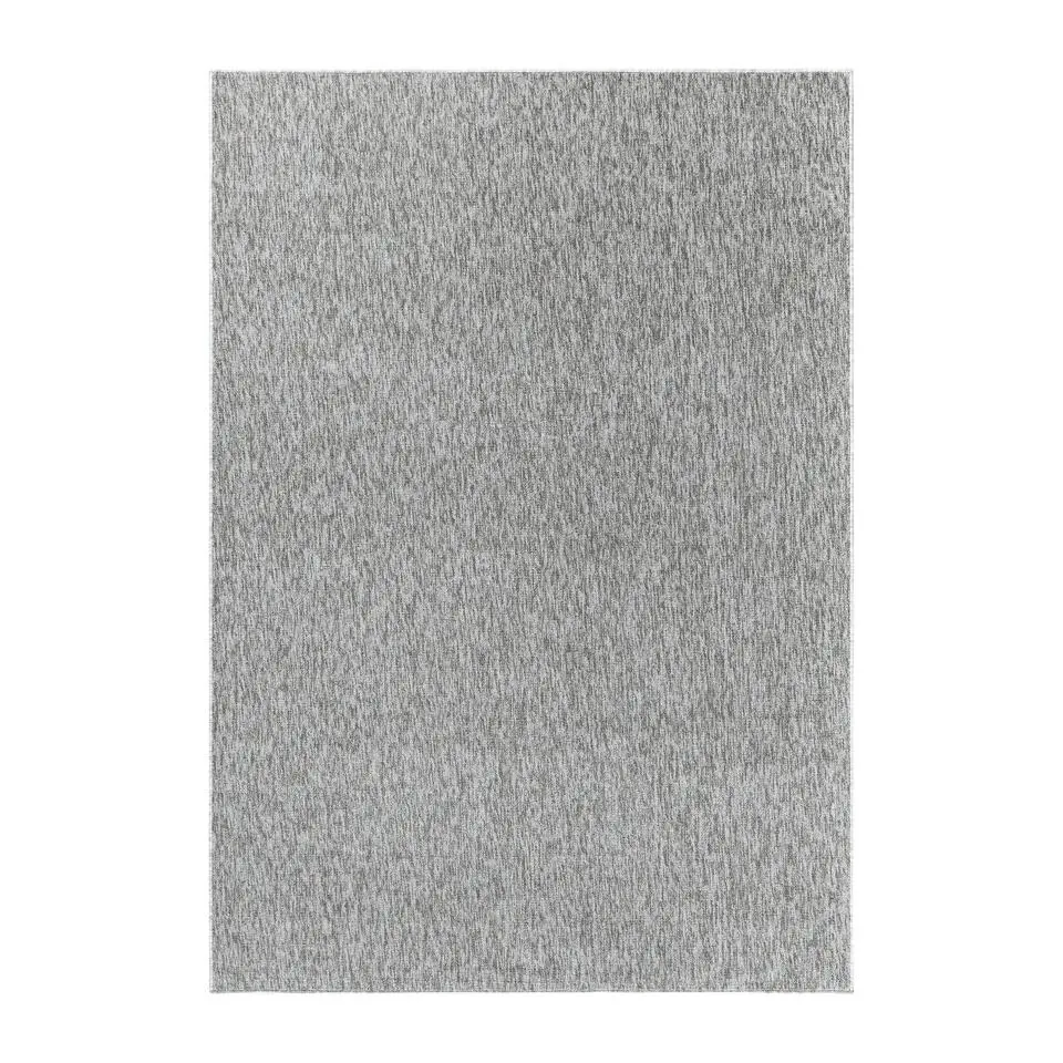 Effen Vloerkleed Laagpolig Lichtgrijs - 140x200 CM